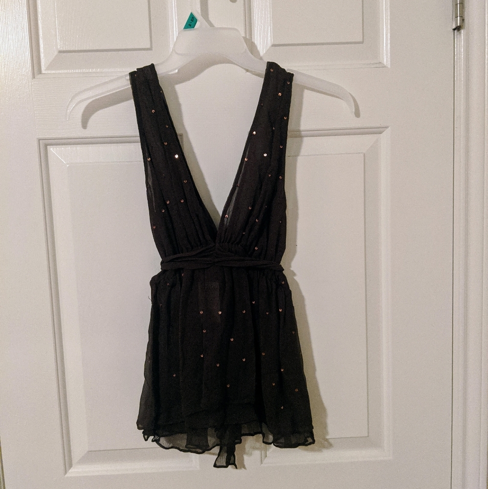 ✨NWT✨Beautiful brown sheer top